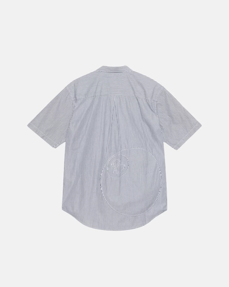 Stussy BOXY SS SHIRT 8 BALL STRIPE