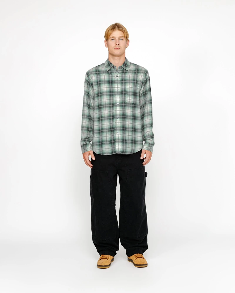 Stussy MATTHEW SHIRT LG PRINTED PLAID