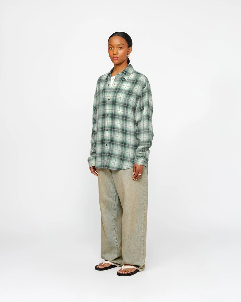 Stussy MATTHEW SHIRT LG PRINTED PLAID