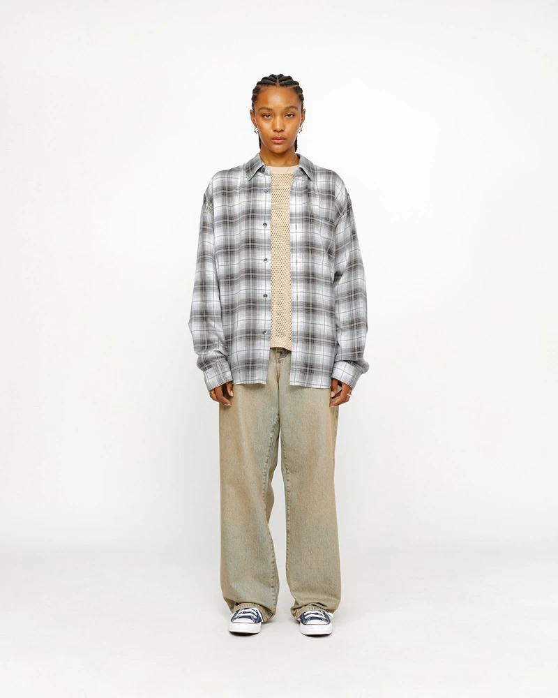 Stussy MATTHEW SHIRT LG PRINTED PLAID