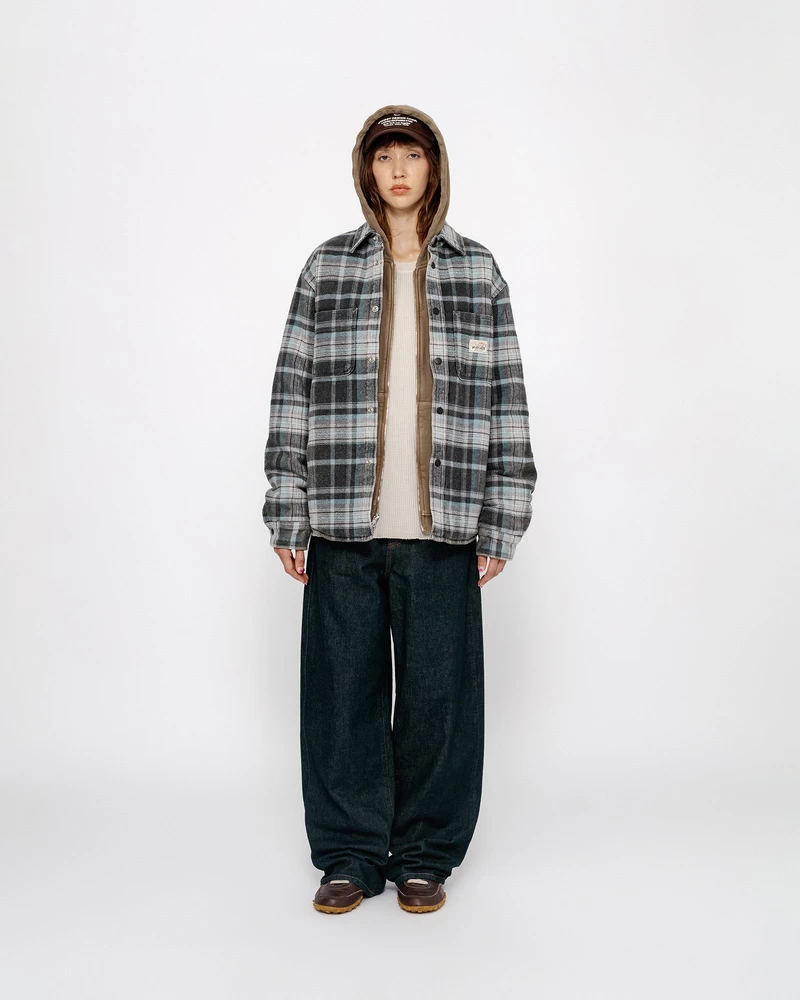 Stussy HEAVY WASHED PLAID SHIRT
