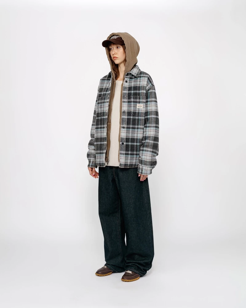 Stussy HEAVY WASHED PLAID SHIRT