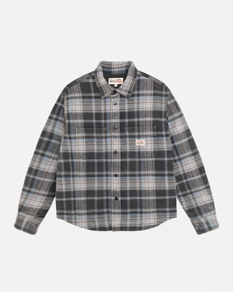 Stussy HEAVY WASHED PLAID SHIRT