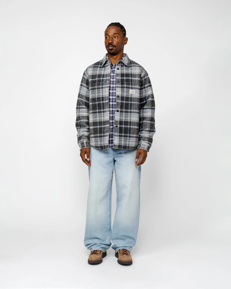 Stussy Kraftig Vasket Plaid Skjorte