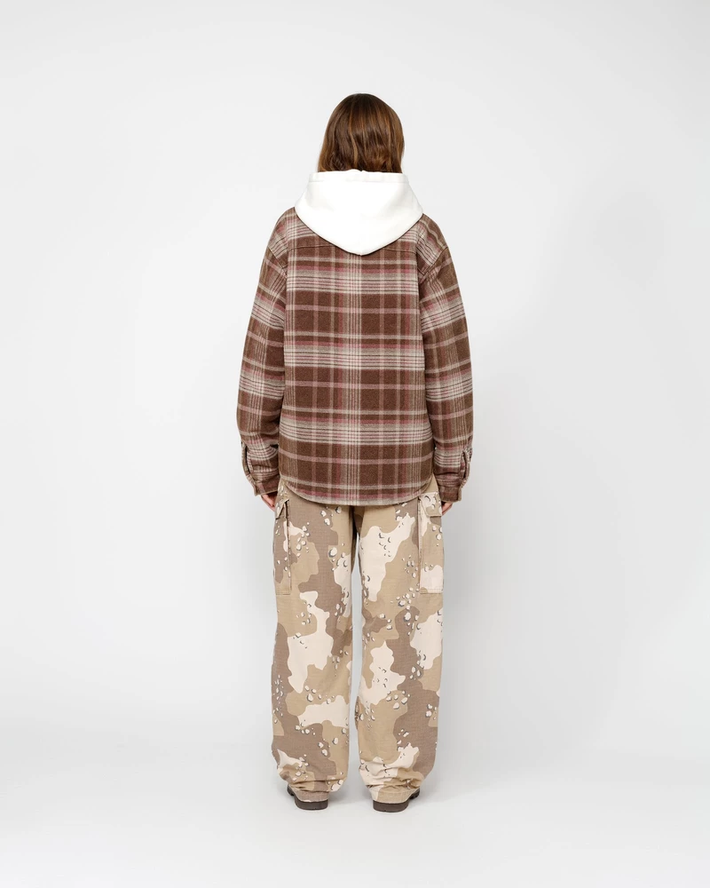 Stussy HEAVY WASHED PLAID SHIRT