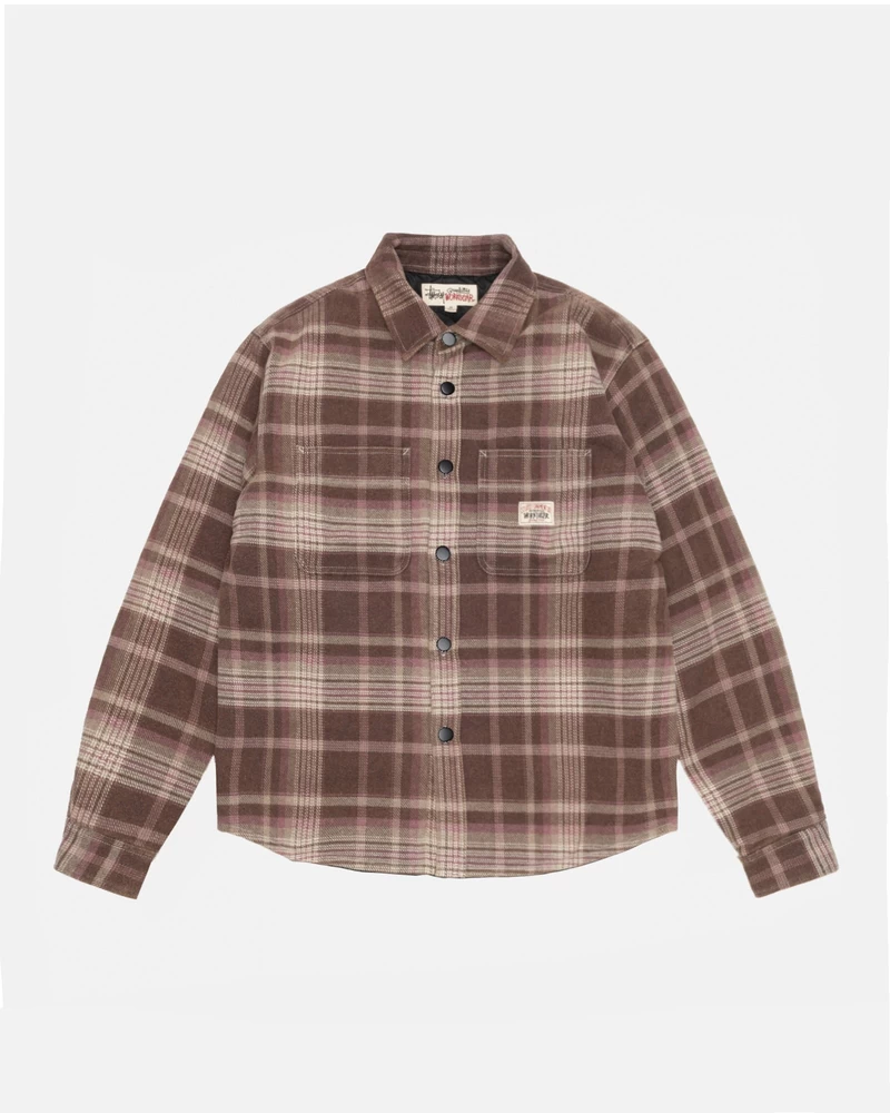 Stussy HEAVY WASHED PLAID SHIRT