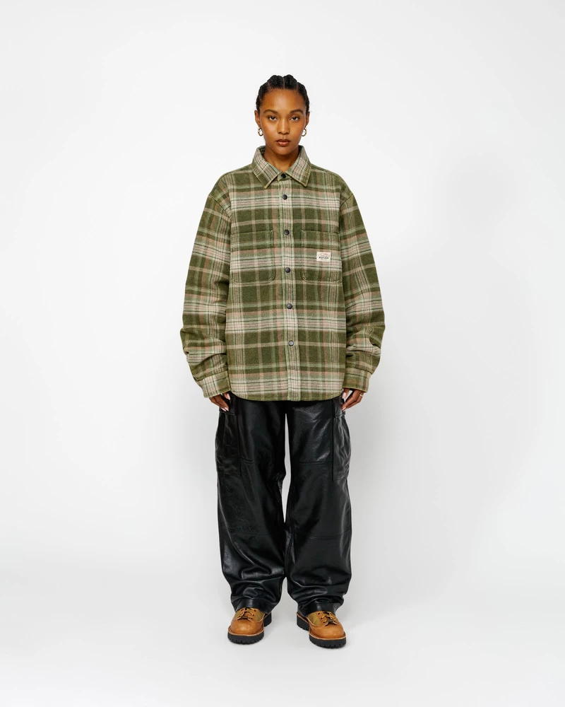 Stussy HEAVY WASHED PLAID SHIRT