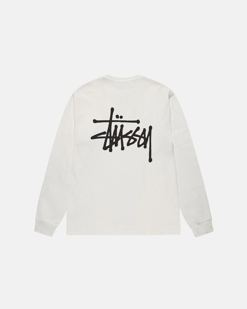 Stussy BASIC STÜSSY LS TEE PIGMENT DYED