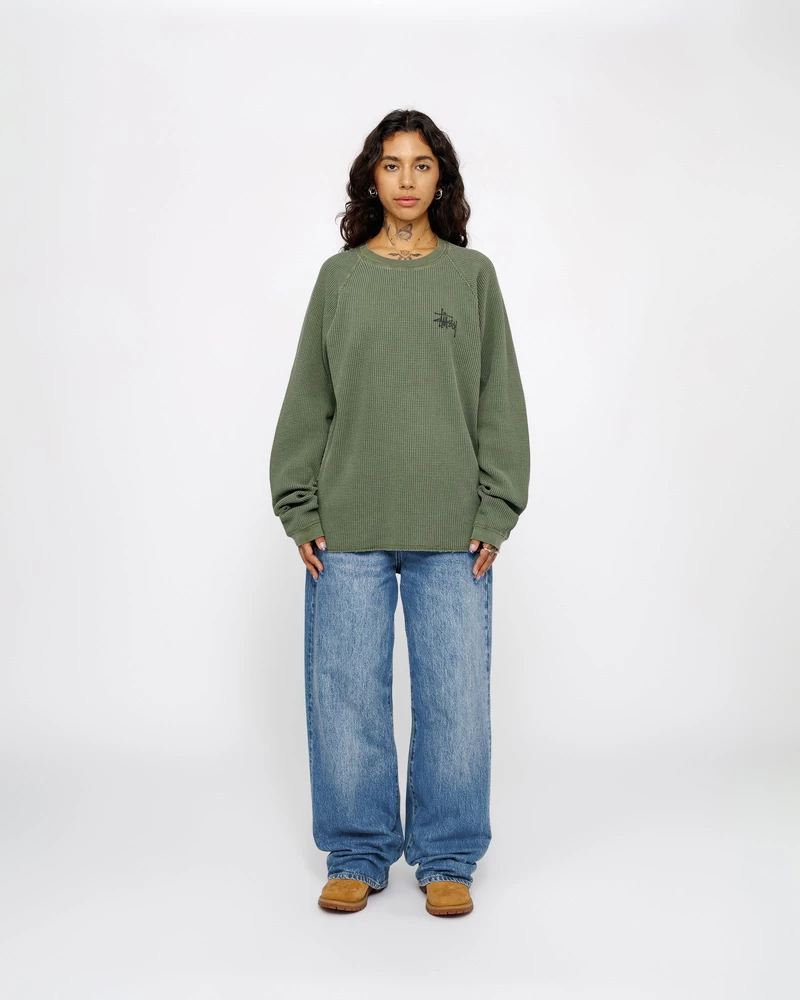 Stussy RAGLAN THERMAL LS CREW