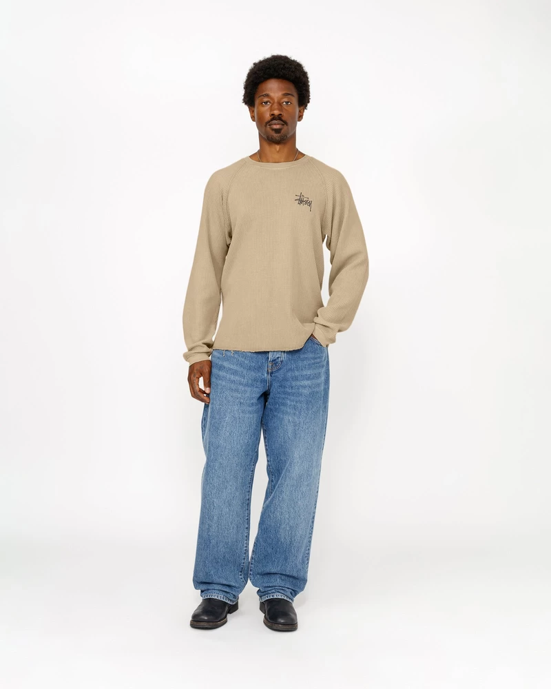 Stussy RAGLAN THERMAL LS CREW