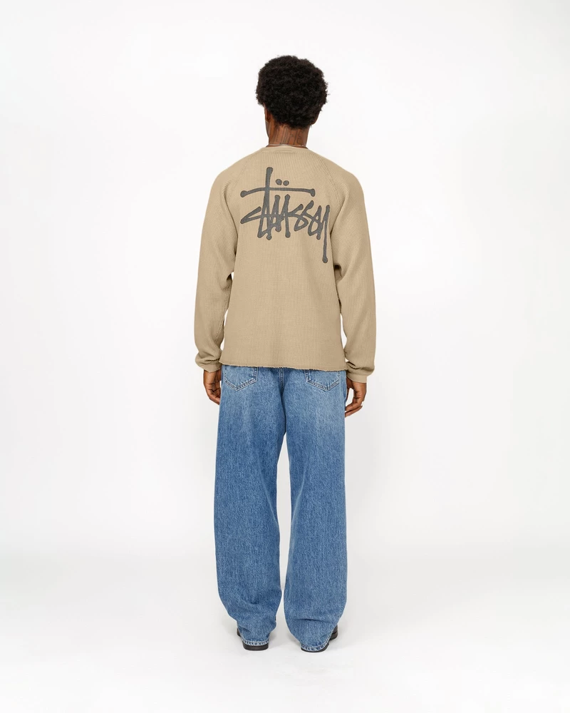 Stussy RAGLAN THERMAL LS CREW