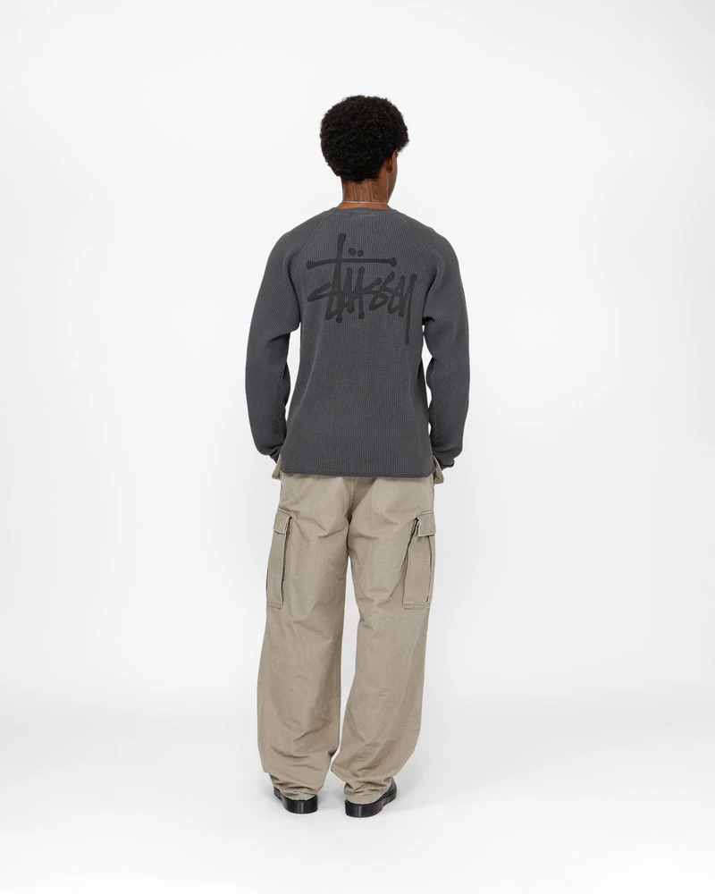 Stussy RAGLAN THERMAL LS CREW