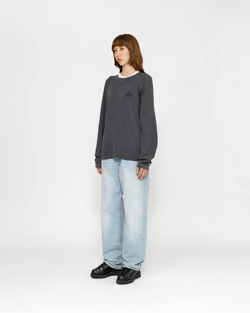 Stussy RAGLAN THERMAL LS CREW