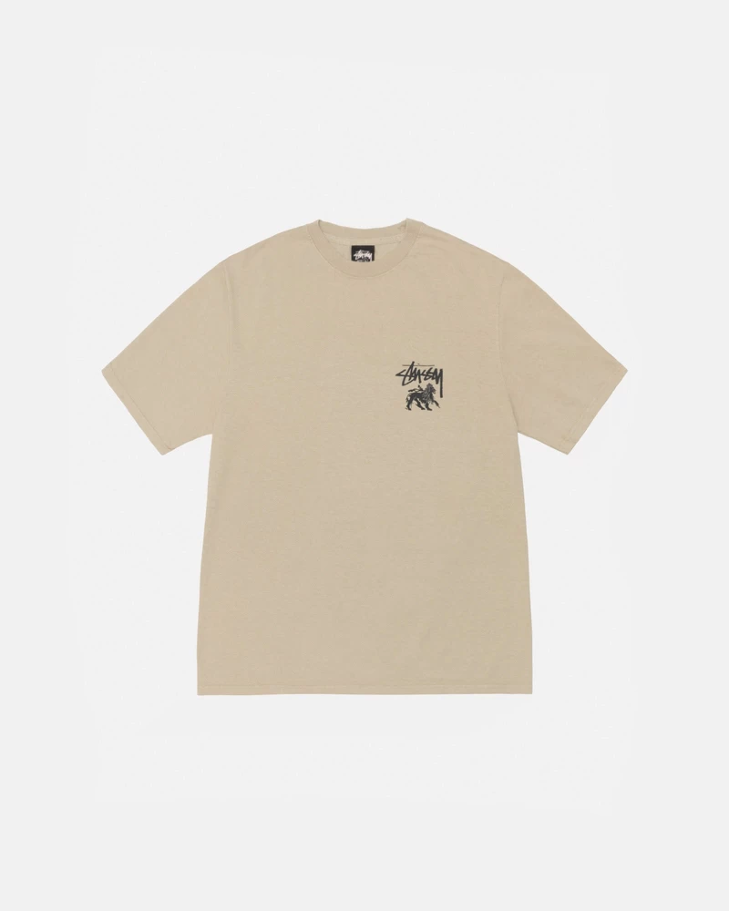 Stussy RASTA LION TEE PIGMENT DYED