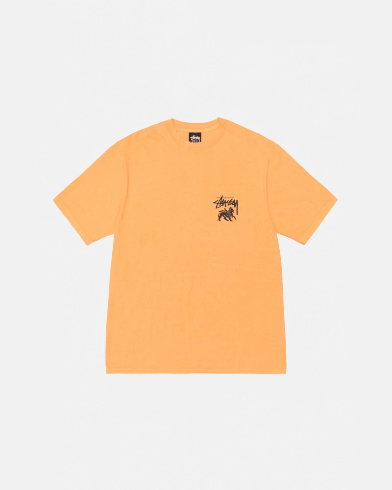 Stussy RASTA LION TEE PIGMENT DYED